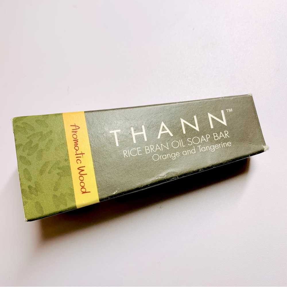 Thann aromatic wood rice bran oil soap bar